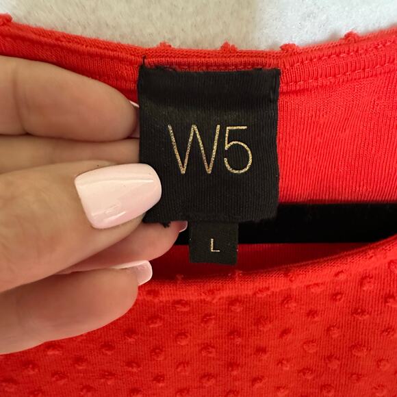 W5 Textured Puff Sleeve Top – Size L - Picture 6 of 7